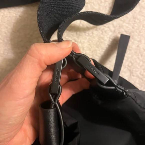 All Saints HALF MOON NYLON CROSSBODY BAG - Picture 2 of 8